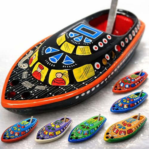 Knatterboot kerzenboot buntes - knatterboot,