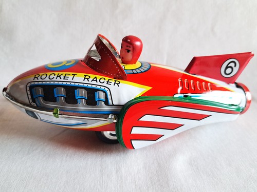 Blechspielzeug raketenboot - blechspielzeug,